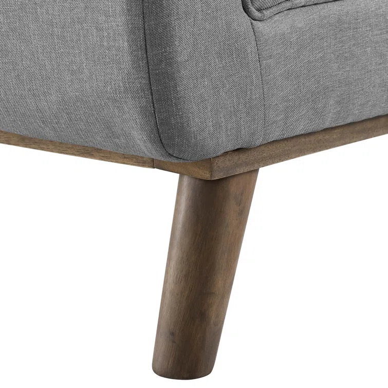 Modway Haven Tufted Button Upholstered Fabric Accent Bench