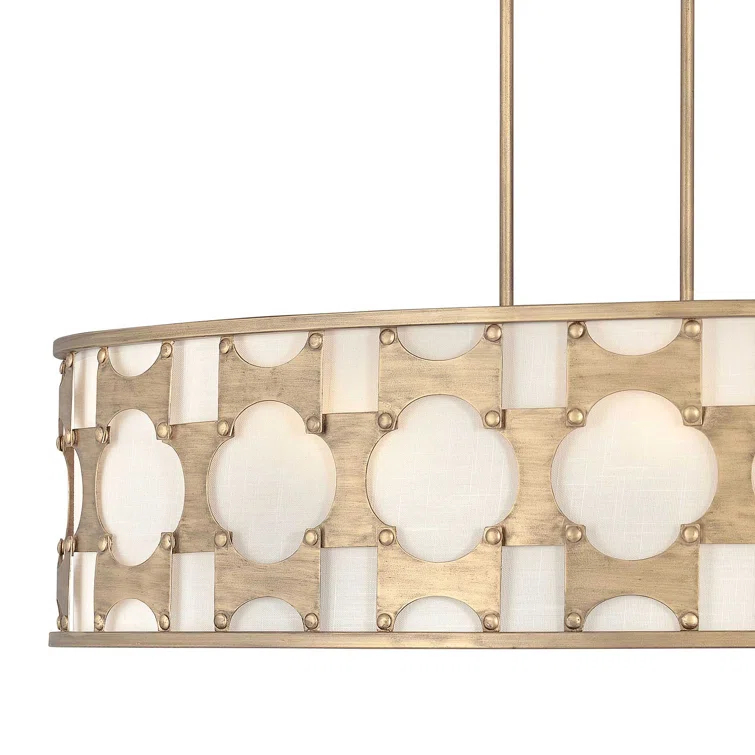 Carter 6-Light Oval Linear Chandelier