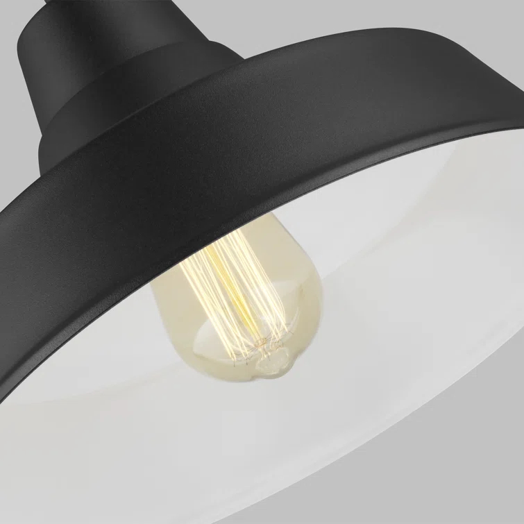Blakeston Single Light Bell Outdoor Aluminum Wall Light