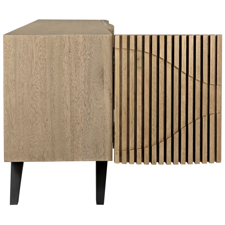 Illusion 78'' Solid Wood Sideboard