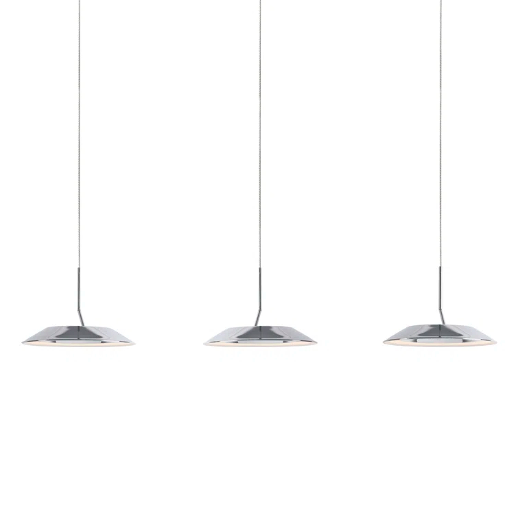 Koncept Technologies Inc Royyo 3 - Light LED Kitchen Island Pendant