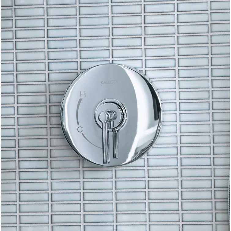 Polished Chrome Pressure Balance Trim Lever Handle