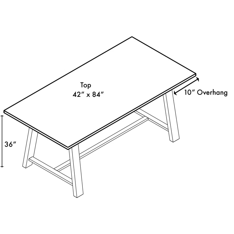 Midtown Solid Wood Breakroom Table