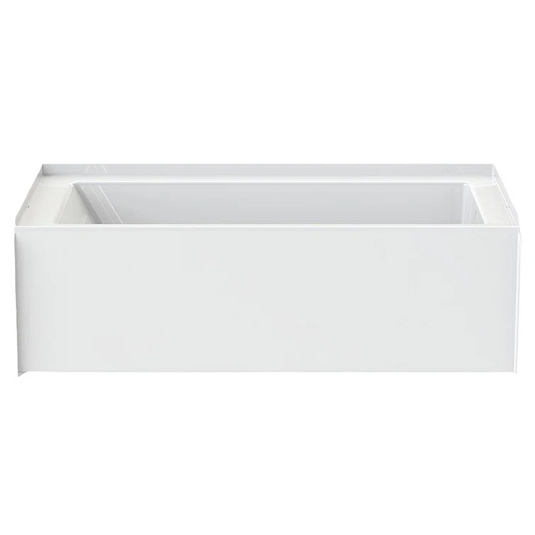 60'' x 31.25'' Alcove / Tile In Soaking Solid Surface Bathtub