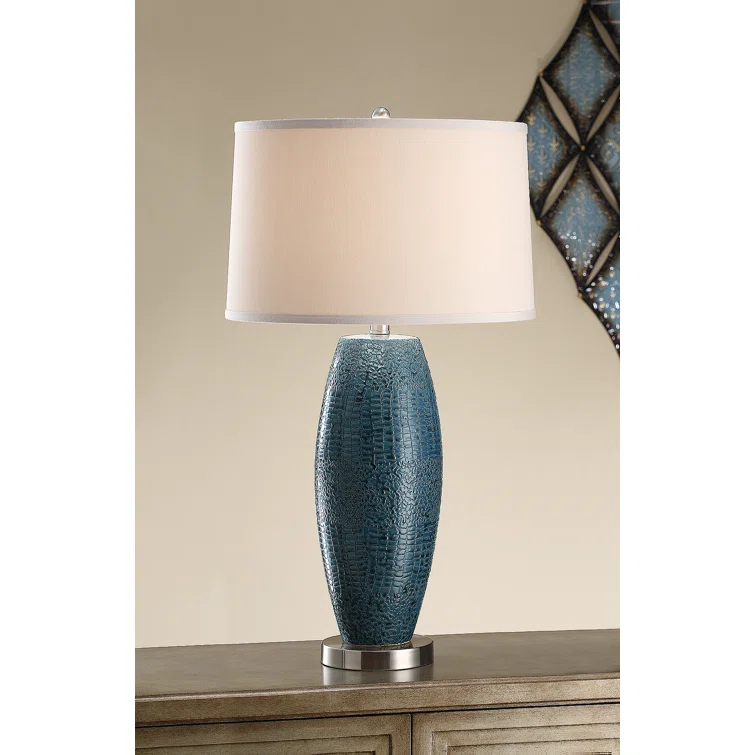 Everly Quinn Melrose Ceramic Table Lamp (Set of 2)