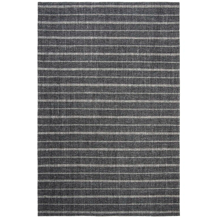 Miles Lauren Ralph Lauren Hand Woven Wool, Viscose Striped Rug