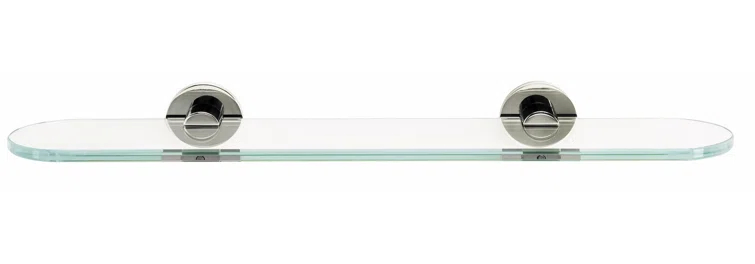 Contemporary I Oval Bracket Shelf with Adjustable Shelves
