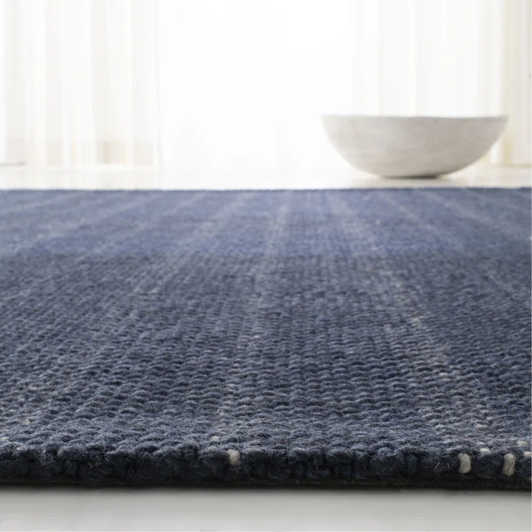 Miles Lauren Ralph Lauren Hand Woven Wool, Viscose Striped Rug