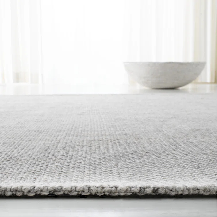 Miles Lauren Ralph Lauren Hand Woven Wool, Viscose Striped Rug