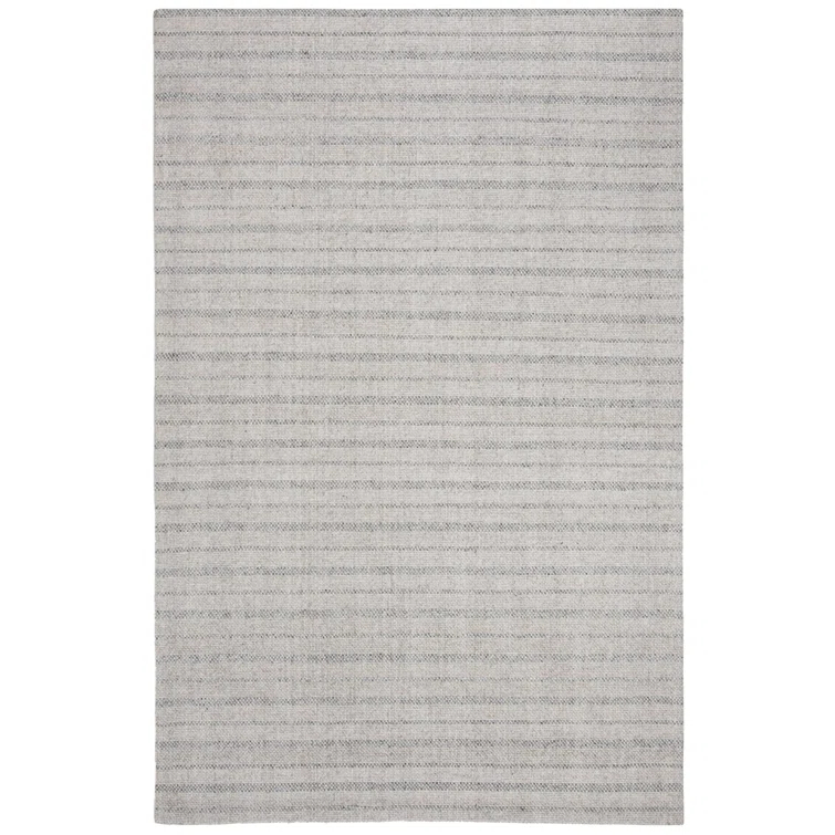 Miles Lauren Ralph Lauren Hand Woven Wool, Viscose Striped Rug