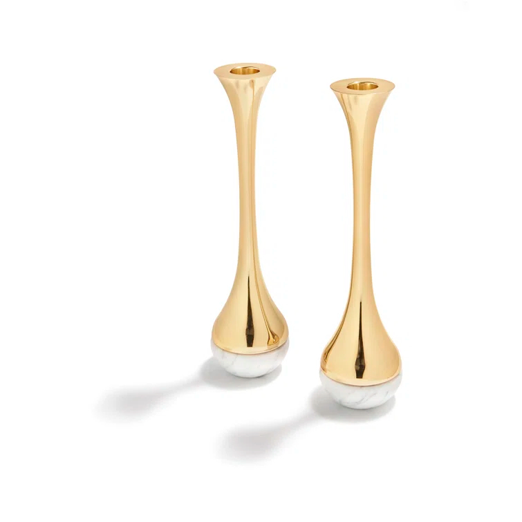 Anna New York 2.75'' H Tabletop Candlestick (Set of 2)