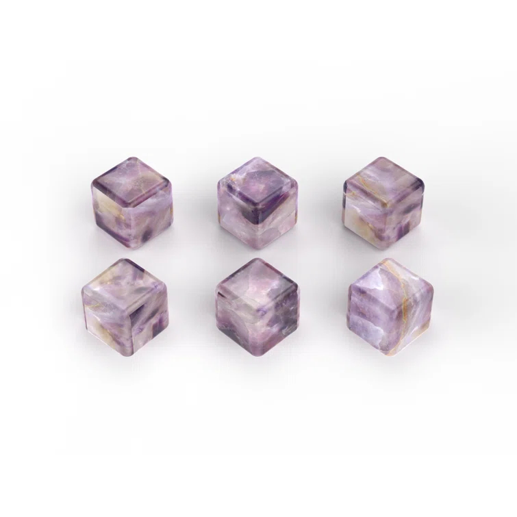 ANNA New York Vida Gemstone Whisky Cubes (Set of 6)