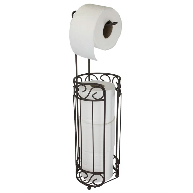 Fleur De Lis Living Margarida Free Standing Toilet Paper Holder