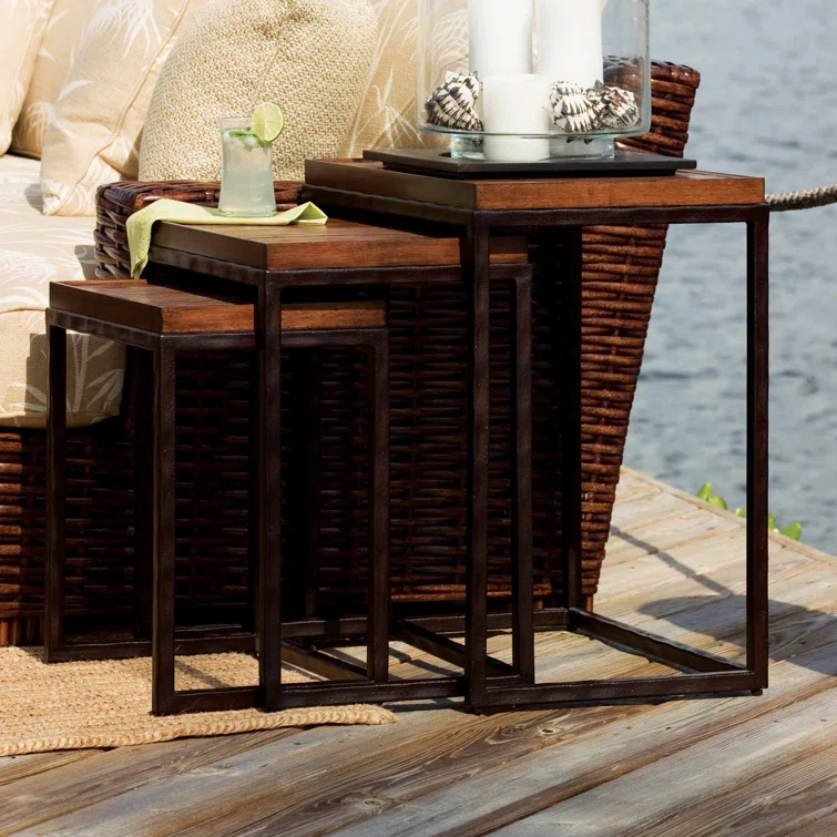 Tommy Bahama Home Ocean Club Reef Nesting Tables (Set of 3)