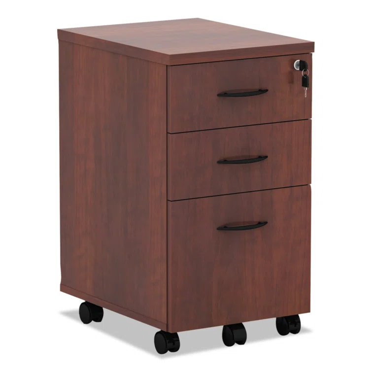 Valencia Series 15.88'' Wide 3 -Drawer Mobile File Cabinet