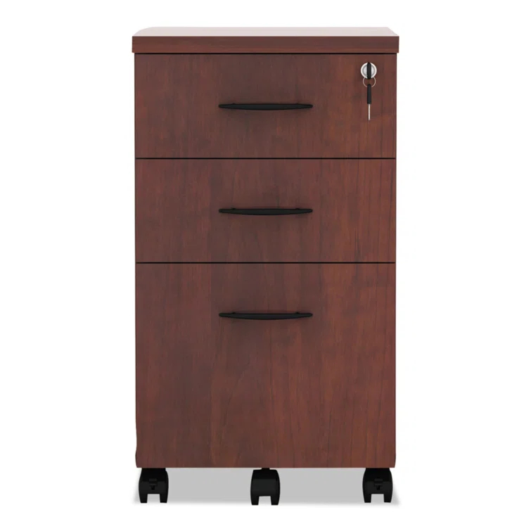 Valencia Series 15.88'' Wide 3 -Drawer Mobile File Cabinet