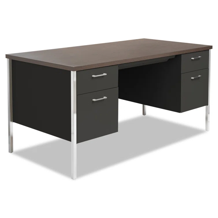 Double Pedestal Steel Credenza