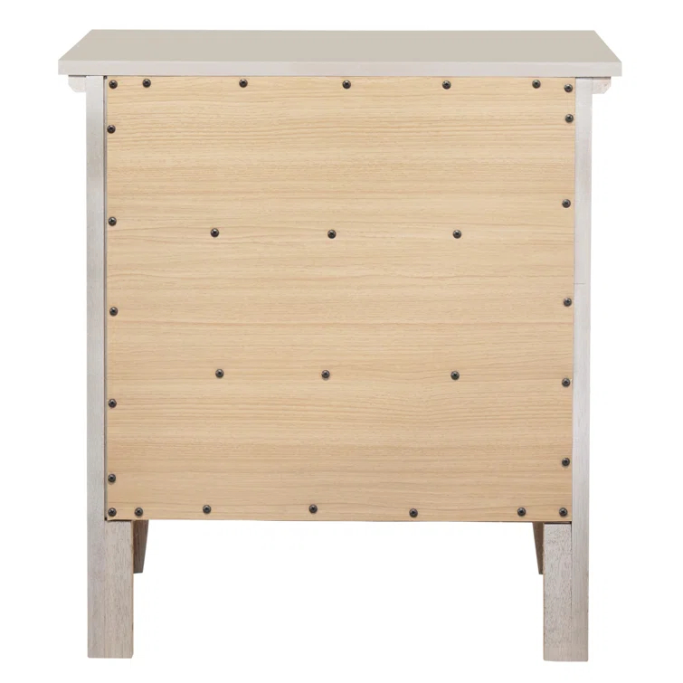 Hammond 3 - Drawer Nightstand Bed Side Table Wood Nightstand Small Bedside Table And Dresser