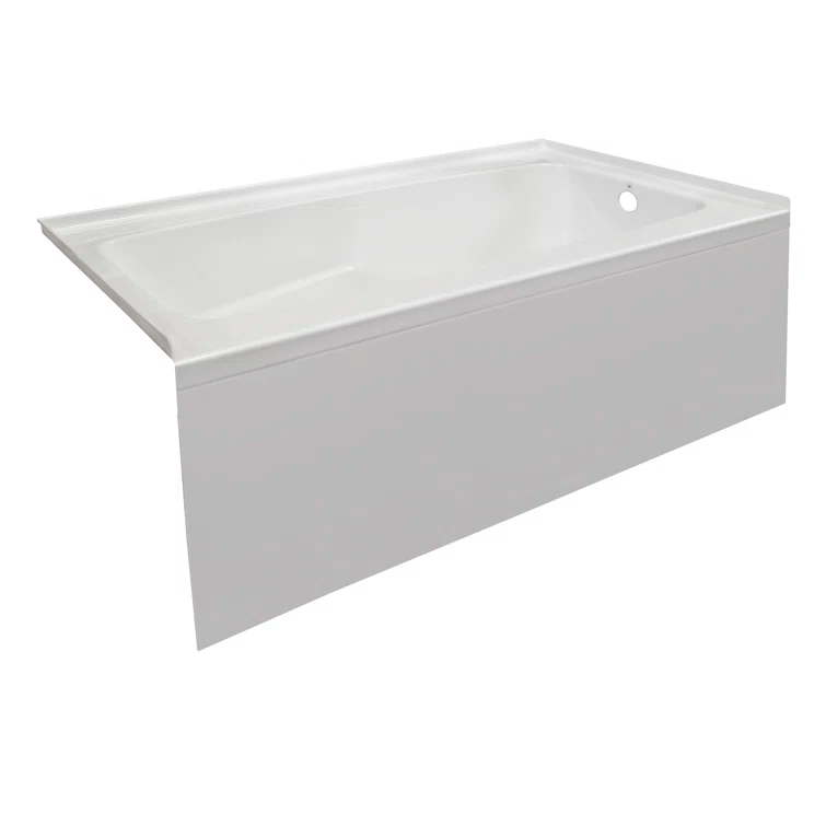 Kohler Avec 60 In. X 30 In. Alcove Bath, Left Drain K-25830-RA-0