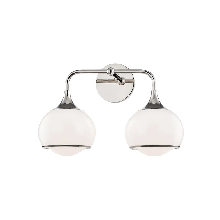 3-Light Wall Sconce-Polished Nickel Finish Mitzi H281303-Pn