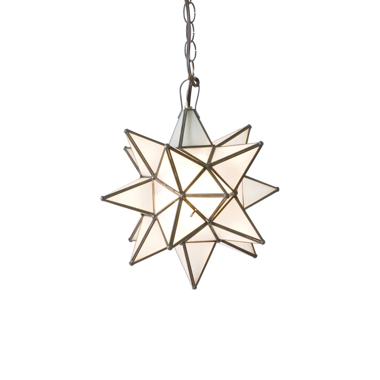 Single Light Glass Pendant