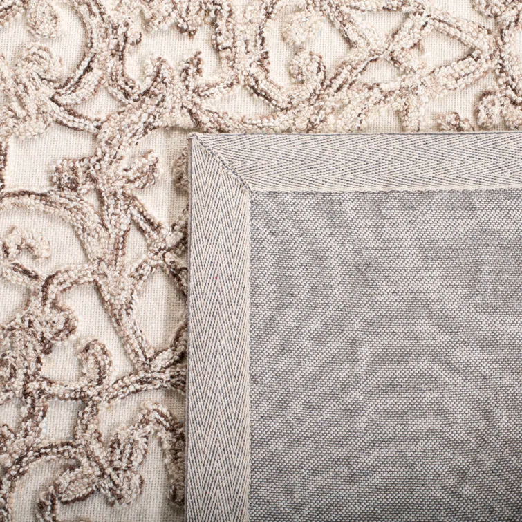 Sarina Trace Hand Tufted Wool And Cotton With Latex Geometric Rug