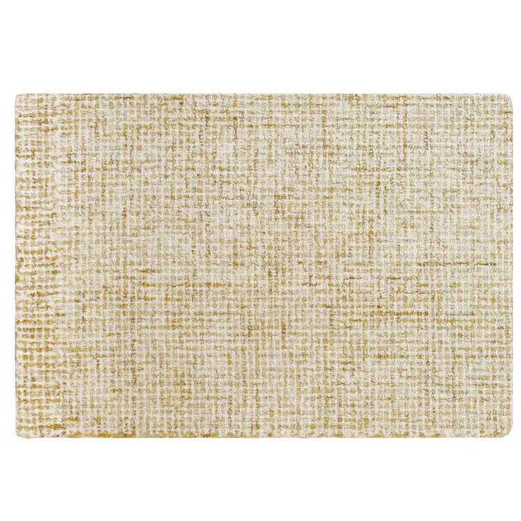 Harrison Handmade Tufted Wool Wheat Area Rug