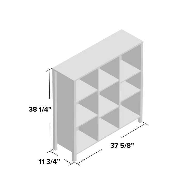 Premium Cubes 38.31" H x 37.6" W Cube Bookcase