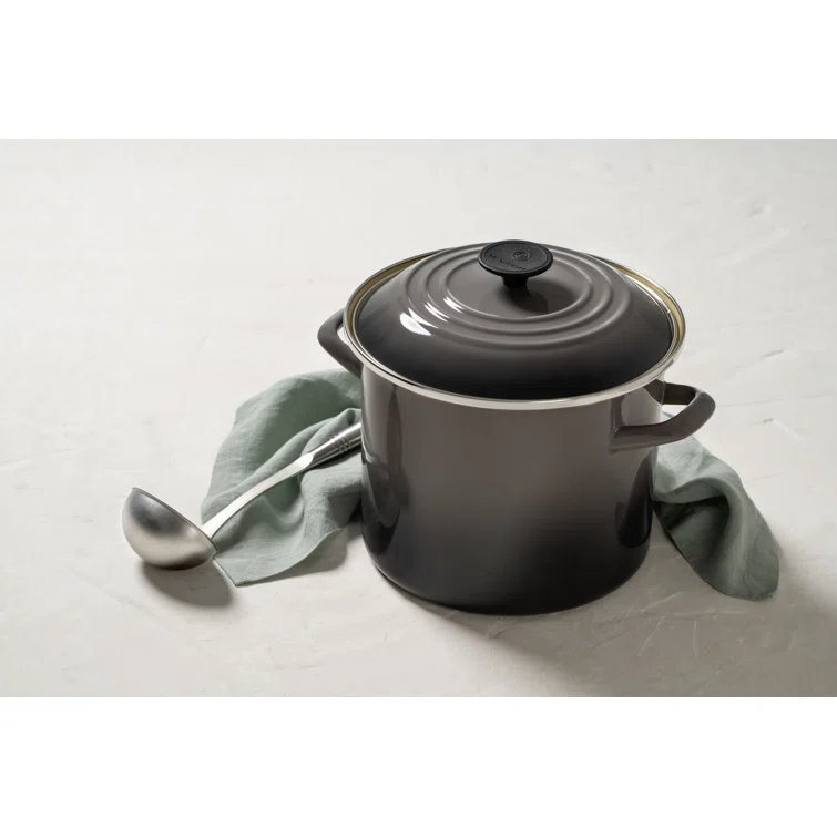 Le Creuset Enamel on Steel Stockpot with Lid