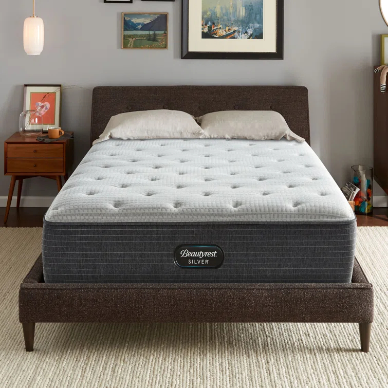 Beautyrest Silver BRS900-C Medium 14.5" Innerspring Mattress and Box Spring Set