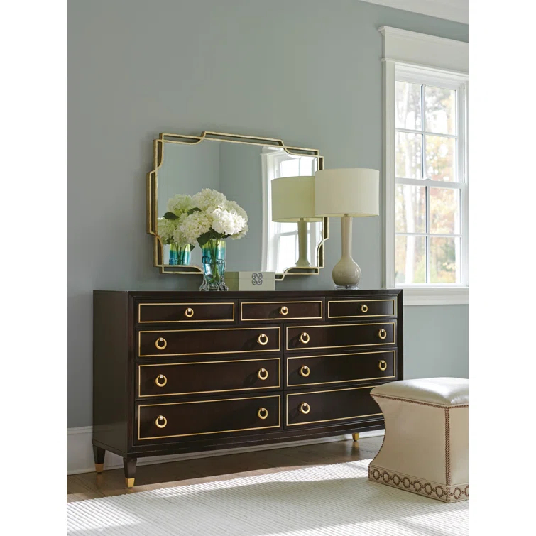 Carlyle Merino Leather Ottoman