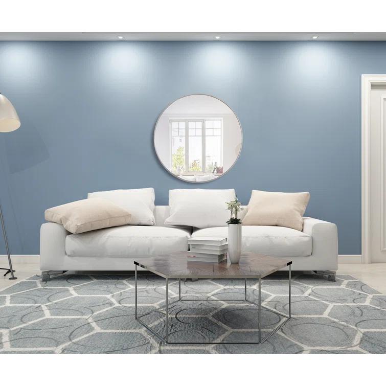 Sabine Metal Round Wall Mirror