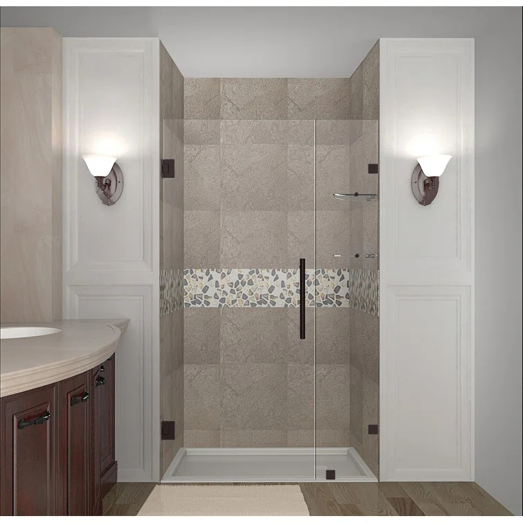 Nautis GS Hinged Frameless Shower Door