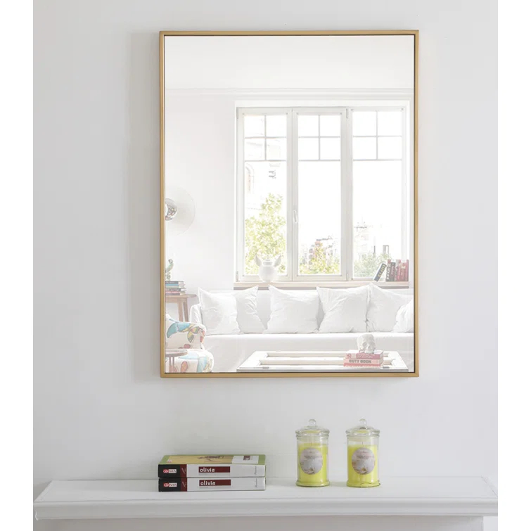 Sabine Metal Rectangle Wall Mirror