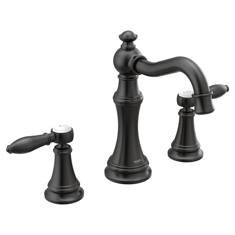 Moen Weymouth Two-Handle Widespread Bathroom Faucet Trim Kit, Valve Required