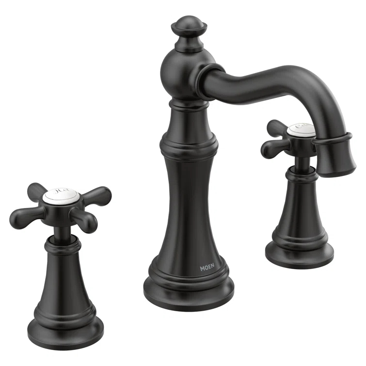Moen Weymouth Two-Handle Widespread Bathroom Faucet Trim Kit, Valve Required