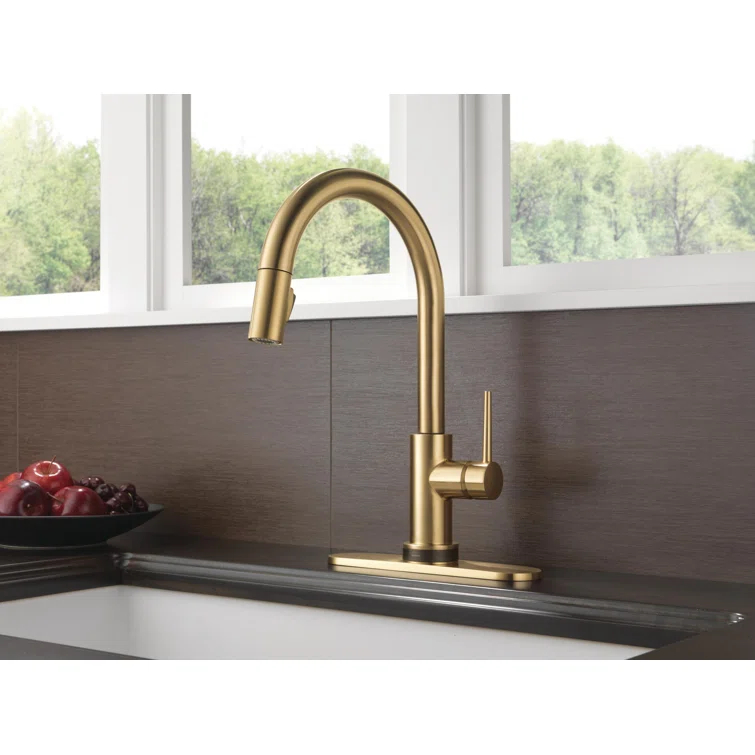 Trinsic Pull Down Sprayer Touch Kitchen Sink Faucet, Touch Control Kitchen Faucet
