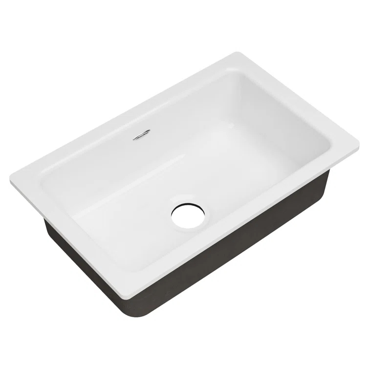 Delancey 30'' L Undermount Single Bowl Cast Iron Kitchen Sink
