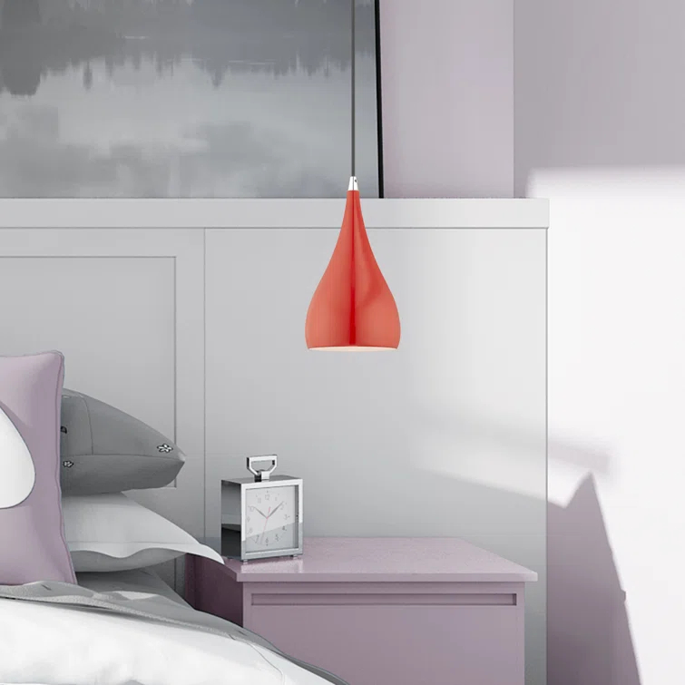 Schultz Single Light Metal Dimmable Pendant