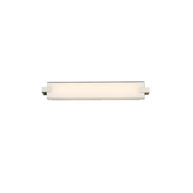 WAC Lighting Bliss 28" LED 2700K Aluminum Bathroom Vanity/Wall Light in Nickel
