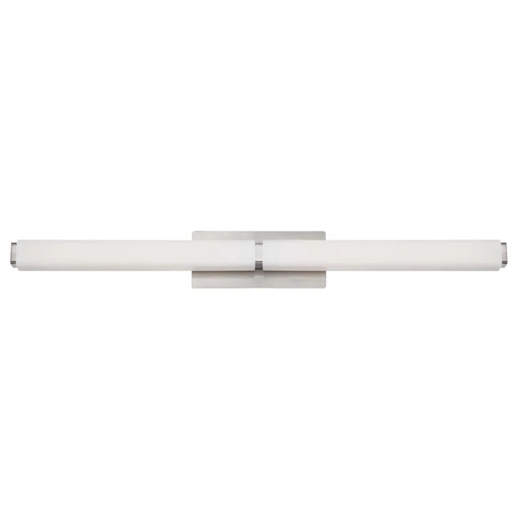 Vogue Brushed Nickel 17" LED Vanity Light with Opal Glass