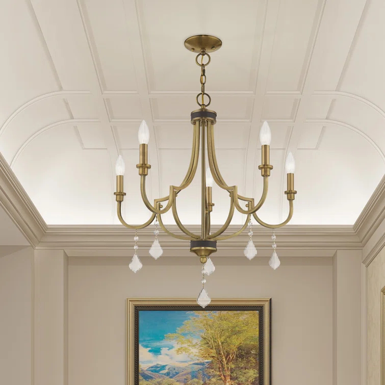 Dedric 5 - Light Dimmable Classic / Traditional Chandelier