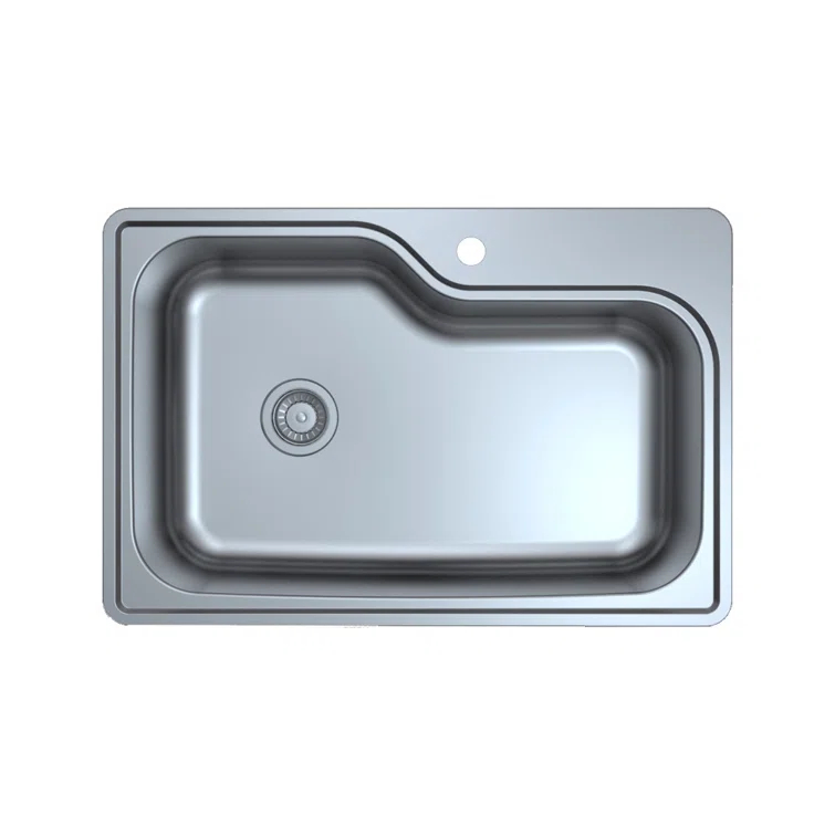 33" L x 22" W Drop-In Kitchen Sink