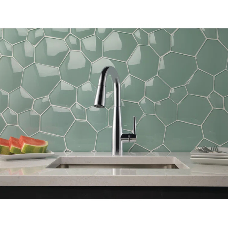 Essa Pull Down Sprayer Bar Faucet, Single Handle Prep Sink Faucet