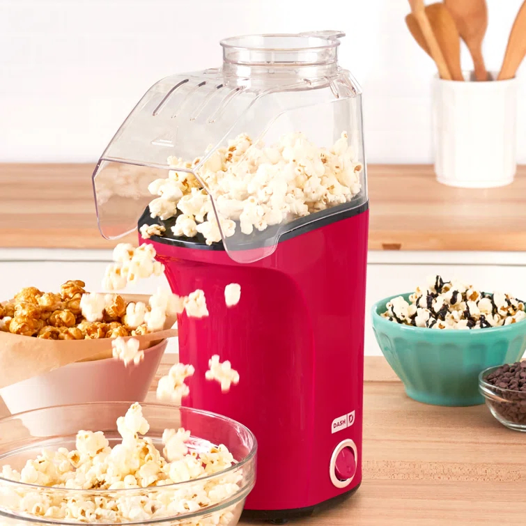 Dash Fresh 16 Cooked Cup Hot Air Popcorn Popper