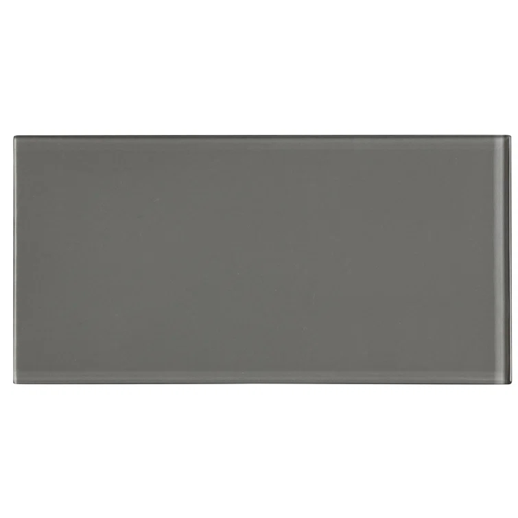 3'' W x 6'' L Glass Peel and Stick Subway Tile