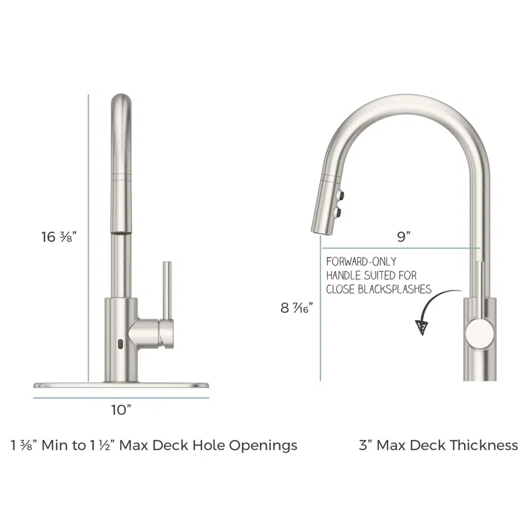 Stellen Pull Down Single Handle Kitchen Faucet