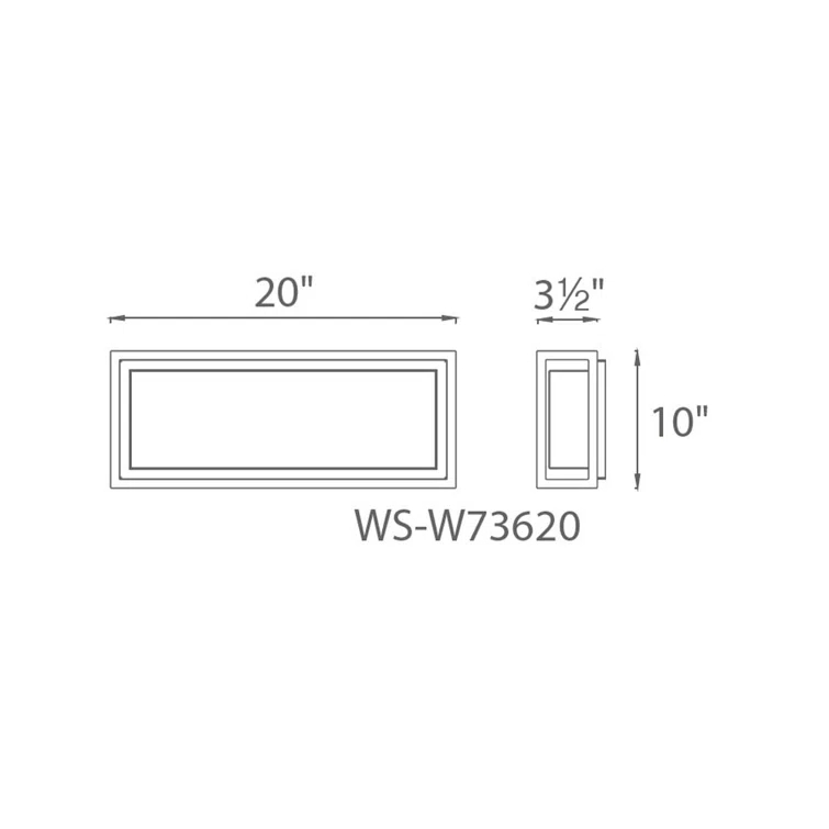 Framed Outdoor Flush Mount