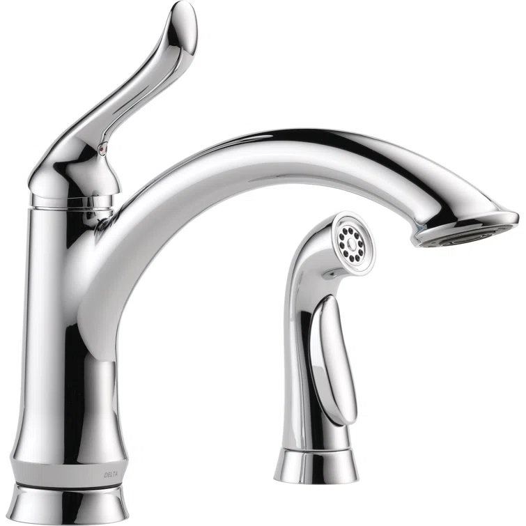 Linden Pull Out Sprayer Kitchen Sink Faucet, Single Handle Kitchen Faucet