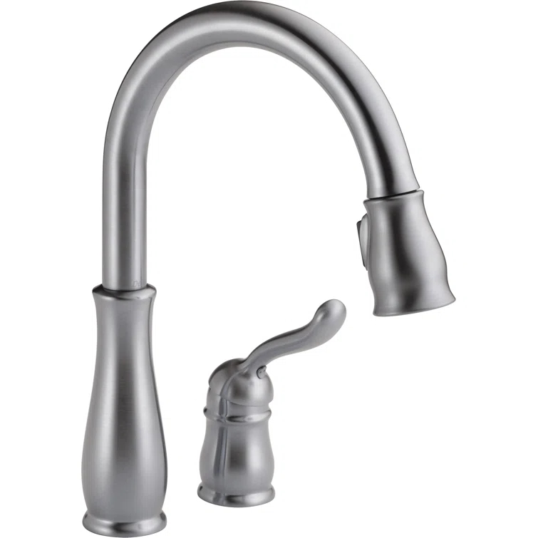 Leland Pull Down Sprayer Kitchen Sink Faucet, Single Handle Kitchen Faucet